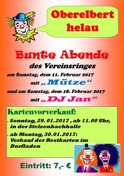 Bunte Abende 2017